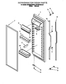 Refrigerator door
