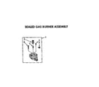 KitchenAid KGCT365XBL2 sealed gas burner asm diagram