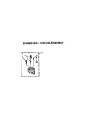 Sealed gas burner asm