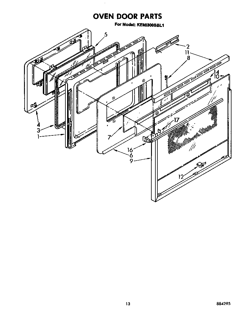 Oven door
