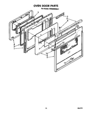 Oven door