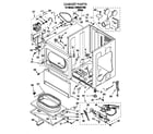 Whirlpool CGW2791EW0 cabinet diagram