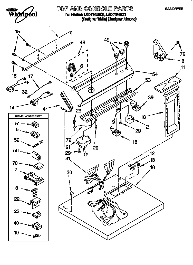 Top and console