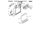 Whirlpool TUD4000EB2 frame and console diagram