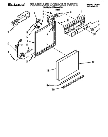 Frame and console