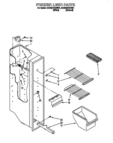 Freezer liner