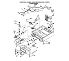 Whirlpool CSP2760EW0 control panel and separator diagram