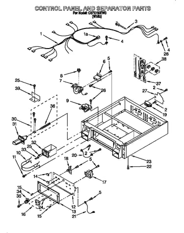 Control panel and separator