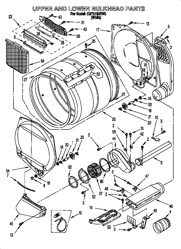 UPPER AND LOWER BULKHEAD