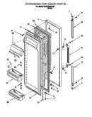 Refrigerator door