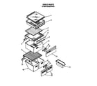 Whirlpool ED25DQXVP04 shelf diagram