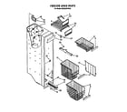 Whirlpool ED25DQXVP04 freezer liner diagram