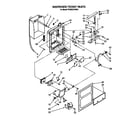 Whirlpool ED25DQXVP04 dispenser front diagram