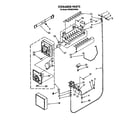 Whirlpool ED25DQXVP04 icemaker diagram