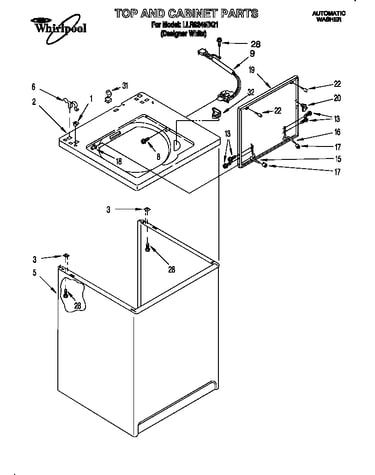 Top and cabinet