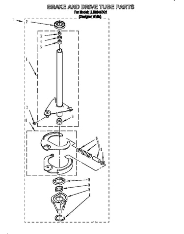 Brake and drive tube