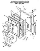 Refrigerator door