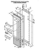 Refrigerator door