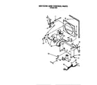 Whirlpool D500 air flow and control parts diagram