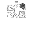 Whirlpool BFD500 unit parts diagram
