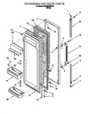 Refrigerator door