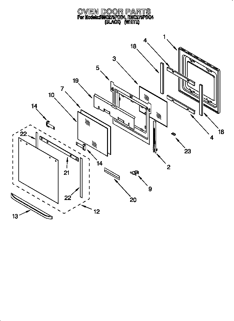 Oven door