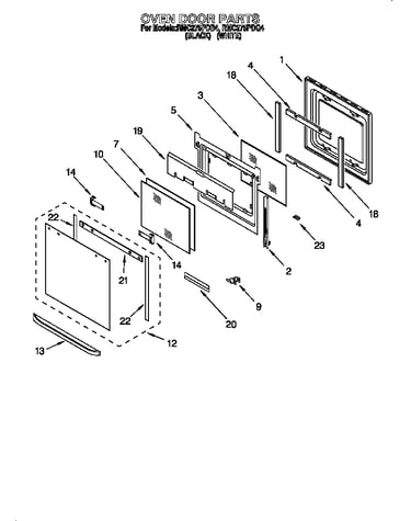 Oven door