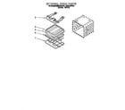 Whirlpool RMC275PDB4 internal oven diagram