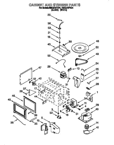 Cabinet and stirrer