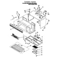 Whirlpool MH9115XEB0 cabinet diagram