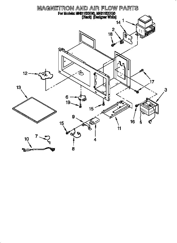 Magnetron and air flow