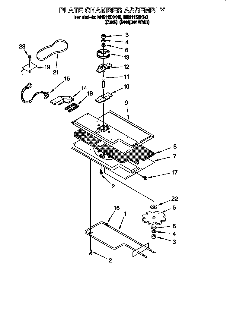 Plate chamber assembly