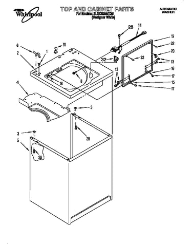 Top and cabinet