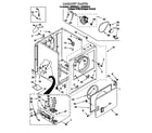 Whirlpool LGR5644EQ1 cabinet diagram