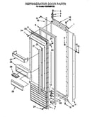 Refrigerator door