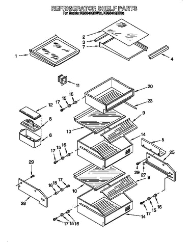 Refrigerator shelf