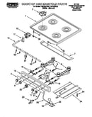 Cooktop and manifold