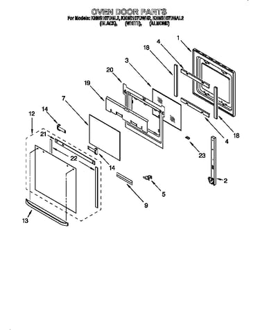 Oven door