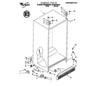 Whirlpool 8ED22PQXDW01 cabinet diagram