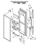 Refrigerator door