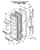 Refrigerator door