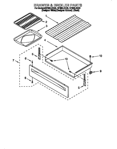 Drawer and broiler
