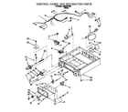 Whirlpool CSP2761EW0 control panel and separator diagram
