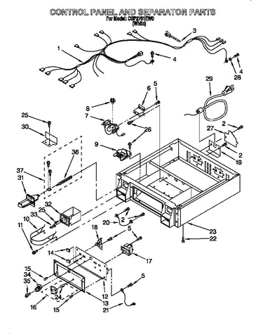 Control panel and separator