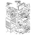 Whirlpool 3XARG493WP02 liner diagram