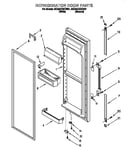 Refrigerator door