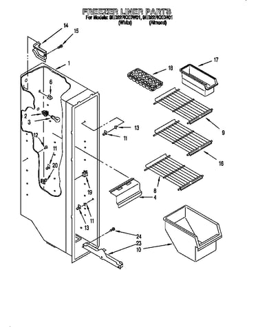 Freezer liner