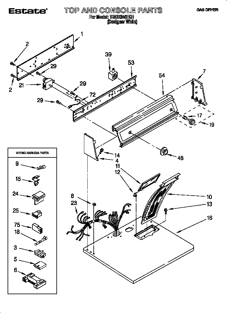 TOP AND CONSOLE