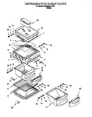 Refrigerator shelf