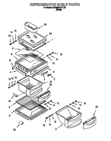 Refrigerator shelf